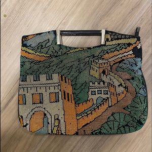 Vintage bag with beads